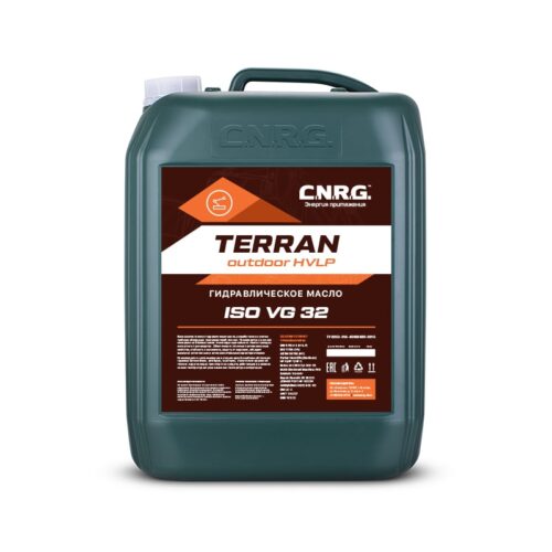 Масло гидравлическое C.N.R.G. Terran Outdoor HVLP 32, канистра 20 л